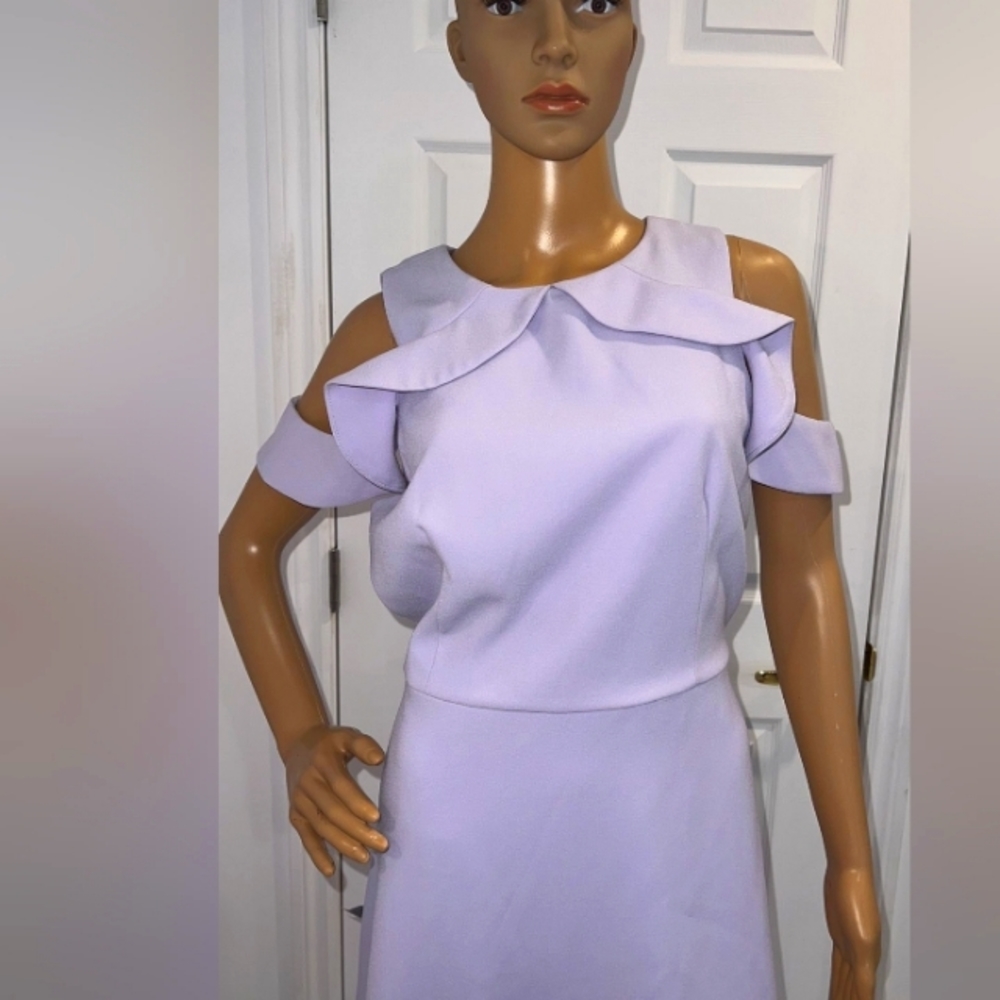 Le Château short sleeves off shoulder lilac dress L